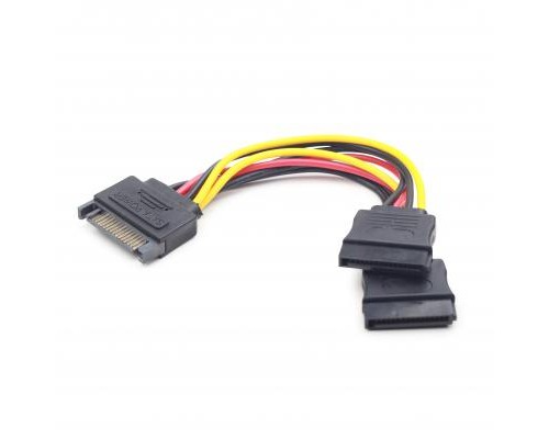 Кабель живлення SATA power 0.15m Cablexpert (CC-SATAM2F-01) Кабель живлення SATA power 0.15m Cablexpert (CC-SATAM2F-01)