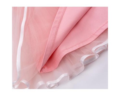 Плаття дитяче Breeze сарафан із фатіновою спідницею і серцем (10862-98G-peach)