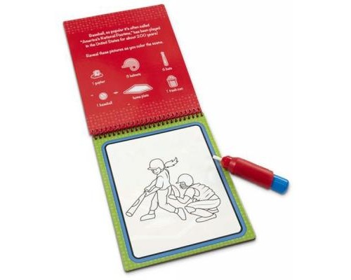 Набір для творчості Melissa&Doug Чарівна водна розмальовка Спорт (MD30175) Набір для творчості Melissa&Doug Чарівна водна розмальовка Спорт (MD30175)