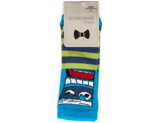 Шкарпетки дитячі BNM з монстриками (M0C0101-2063-1B-blue)