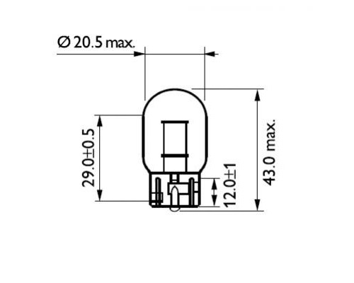 Автолампа Philips 21W (12071 B2)