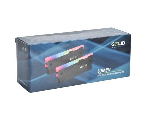 Охолодження для пам'яті Gelid Solutions Lumen RGB RAM Memory Cooling Black (GZ-RGB-01)