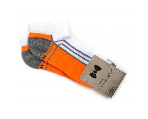 Шкарпетки дитячі BNM спортивні (M0C0201-0140-7B-orange)