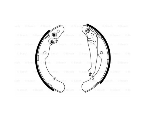 Гальмівні колодки Bosch 0 986 487 555