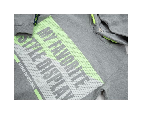 Кофта дитяча Breeze з капюшоном (16203-146B-gray)