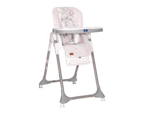 Стілець для годування Bertoni/Lorelli FELICITA pink rabbits Стілець для годування Bertoni/Lorelli FELICITA pink rabbits