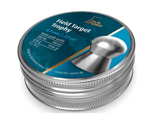 Пульки H&N FT Trophy 5,53 мм, 0.96 г, 500шт/уп (92105530005)