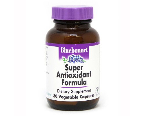 Антиоксидант Bluebonnet Nutrition Формула Супер Антиоксидантів, 30 вегетаріанських капс (BLB0324)