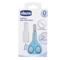 Дитячий манікюрний набір Chicco ножички з ковпачком блакитні (05912.20)