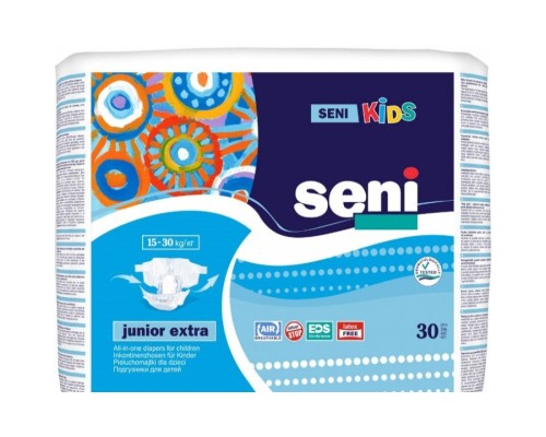 Підгузки Seni Kids Junior Extra 15+ кг 30 шт (5900516693176)
