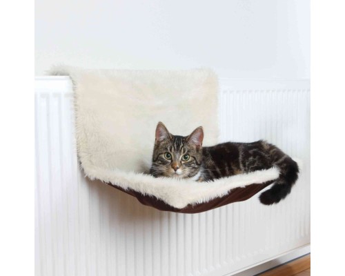 Лежак для тварин Trixie (45х26х31 см) на батарею Коричнево-бежевий (4011905431413)