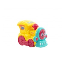 Розвиваюча іграшка Baby Team інерційний поїзд жовтий (8620_паровозик_жовтий)