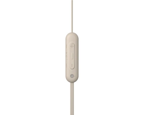 Навушники Sony WI-C100 Beige (WIC100C.CE7)