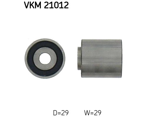 Ролик натягувача ременя SKF VKM 21012