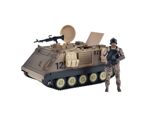 Ігровий набір Elite Force Бронетранспортер M113 (БТР, фігурка, аксес.) (101857) Ігровий набір Elite Force Бронетранспортер M113 (БТР, фігурка, аксес.) (101857)