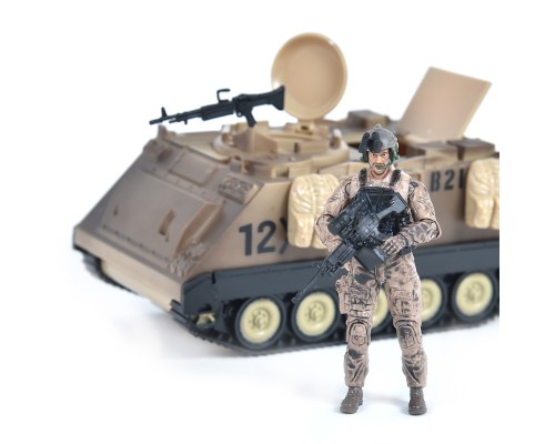 Ігровий набір Elite Force Бронетранспортер M113 (БТР, фігурка, аксес.) (101857) Ігровий набір Elite Force Бронетранспортер M113 (БТР, фігурка, аксес.) (101857)
