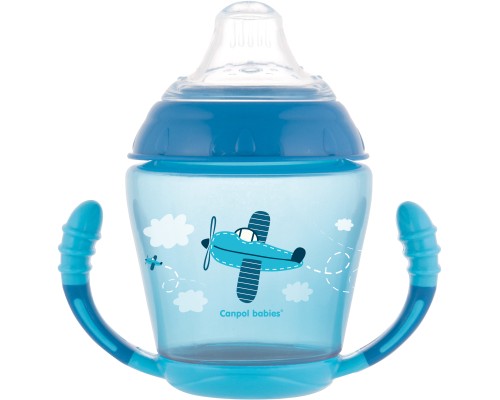 Поїльник-непроливайка Canpol babies 220 мл Синій (56/502_blu)
