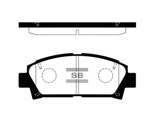 Гальмівні колодки HI-Q SP1466
