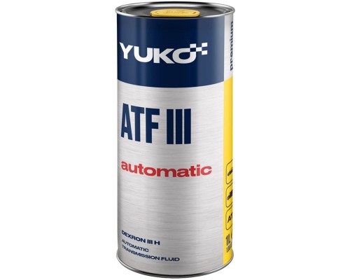 Трансмісійна олива Yuko ATF III 1л жерсть (4820070241914)