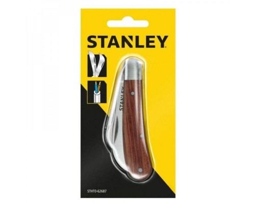 Ніж монтажний Stanley для електрика складаний, з двома лезами, 70 мм. (STHT0-62687)