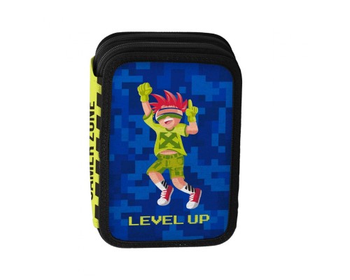 Пенал 1 вересня HP-01 твердий подвійний Gamer Zone (533439)