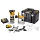 Фрезер DeWALT 18В XR Li-lon, безщітковий, 16000-25500 об/хв, цанга 6-8мм, 2x5Ah, TSTAK (DCW604P2)