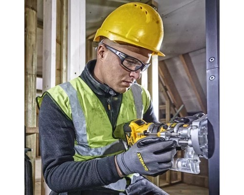 Фрезер DeWALT 18В XR Li-lon, безщітковий, 16000-25500 об/хв, цанга 6-8мм, 2x5Ah, TSTAK (DCW604P2)