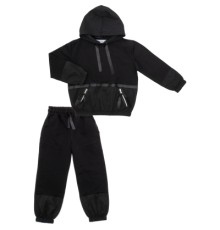 Спортивний костюм дитячий Breeze комбінований (18249-146G-black)