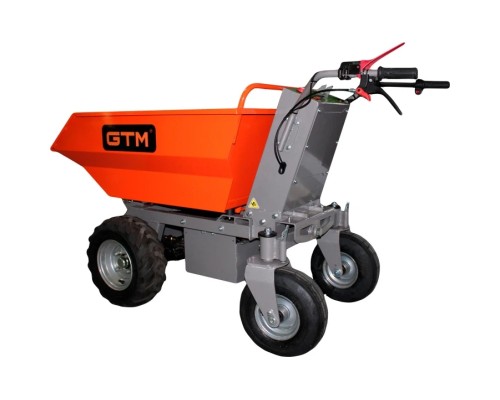 Візок вантажний GTM самохідний на колесах (дампер) 500кг/акк. 32Ah (E50M/32A)