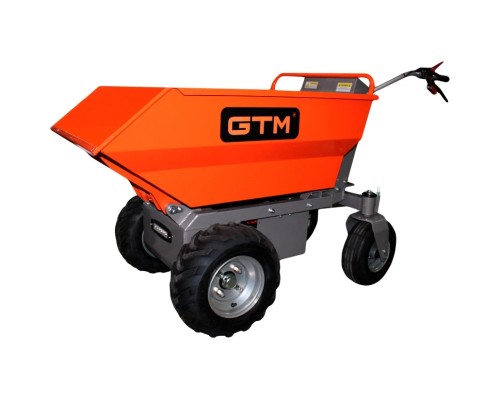 Візок вантажний GTM самохідний на колесах (дампер) 500кг/акк. 32Ah (E50M/32A)