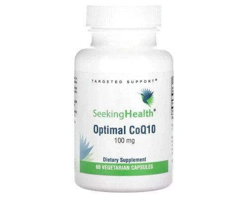 Вітамінно-мінеральний комплекс Seeking Health Коензим Q10, 100 мг, Optimal CoQ10, 60 вегетаріанських капсул (SKH-52022)