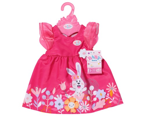 Аксесуар до ляльки Zapf Одяг для ляльки Baby Born Сукня з квітами 43 см (832639)