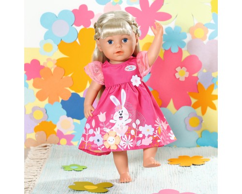 Аксесуар до ляльки Zapf Одяг для ляльки Baby Born Сукня з квітами 43 см (832639)