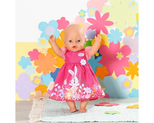 Аксесуар до ляльки Zapf Одяг для ляльки Baby Born Сукня з квітами 43 см (832639)