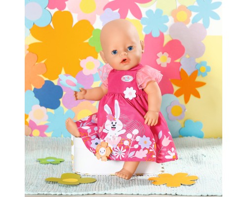 Аксесуар до ляльки Zapf Одяг для ляльки Baby Born Сукня з квітами 43 см (832639)