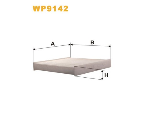 Фільтр салону Wixfiltron WP9142 Фільтр салону Wixfiltron WP9142
