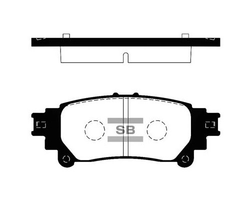 Гальмівні колодки HI-Q SP1458