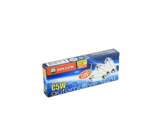 Автолампа Zollex C5W 12V 35mm