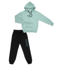 Спортивний костюм дитячий Breeze з капюшоном (19364-146G-green)