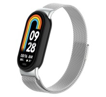 Ремінець до фітнес браслета Armorstandart Milanese Magnetic Band для Xiaomi Mi Band 8 Silver (ARM69917)