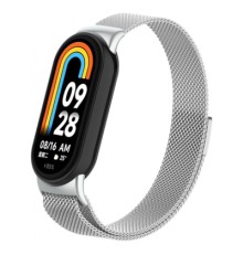 Ремінець до фітнес браслета Armorstandart Milanese Magnetic Band для Xiaomi Mi Band 8 Silver (ARM69917)