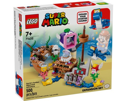 Конструктор LEGO Пригоди Dorrie на затонулому кораблі. Додатковий набір 500 деталей (71432)