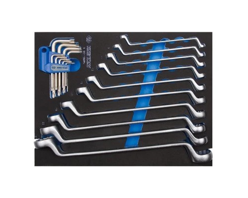 Ключ KING TONY набір накидних та TORX L-подібних, (9-90119MRV)