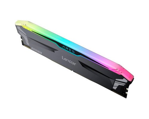 Модуль пам'яті для комп'ютера DDR5 32GB (2x16GB) 6400 MHz Ares RGB Black Lexar (LD5EU016G-R6400GDLA)