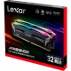 Модуль пам'яті для комп'ютера DDR5 32GB (2x16GB) 6400 MHz Ares RGB Black Lexar (LD5EU016G-R6400GDLA)