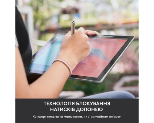 Стилус Logitech Crayon USB-C Silver (L914-000074)