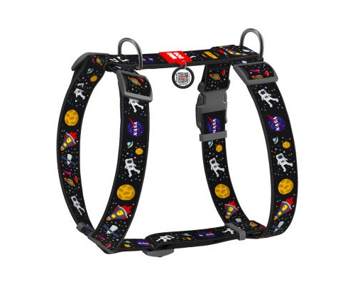 Шлея для собак WAUDOG Nylon анатомічна H-подібна з QR-паспортом 