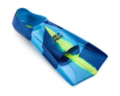 Ласти Aqua Speed Training Fins 137-82 7941 синій, блакитний, жовтий 35-36 (5908217679413)