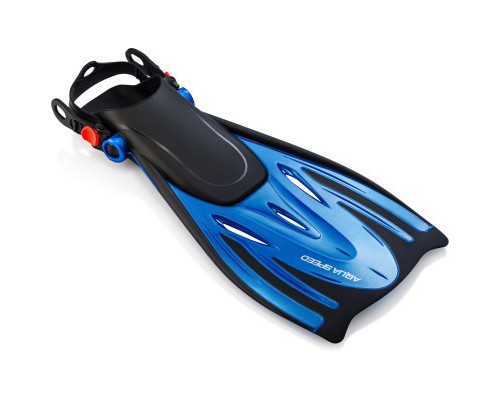 Ласти Aqua Speed Wombat Kid 528-11-2 чорний, синій 32-37 (5908217630346)