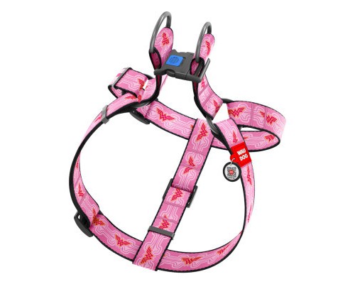 Шлея для собак WAUDOG Nylon з QR паспортом 